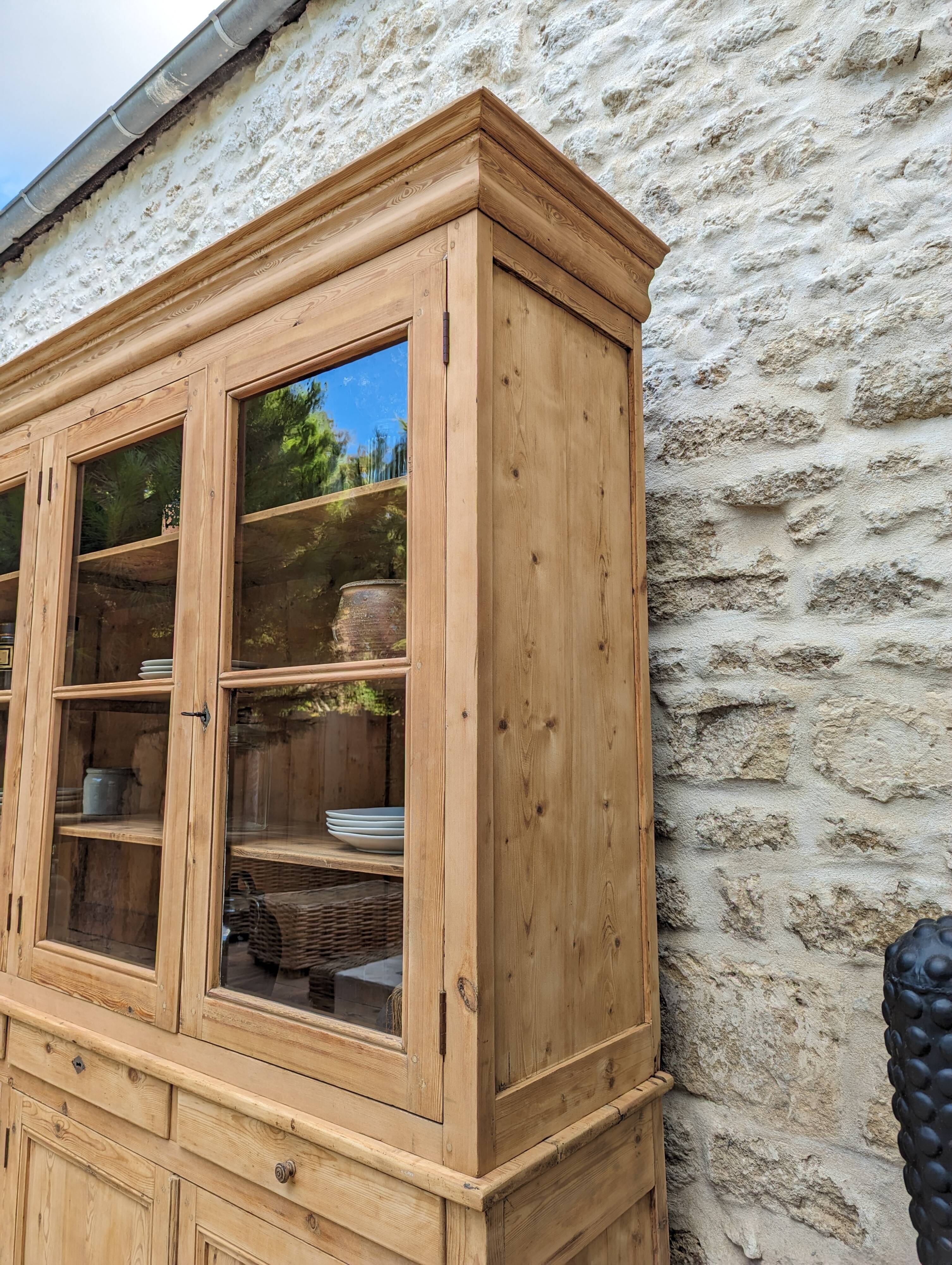 Old glazed furniture