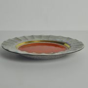 Royal Copenhagen Crackle glaze porcelain ashtray, Denmark 1950s
