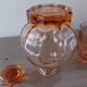 Art Deco carafe and its 4 glasses