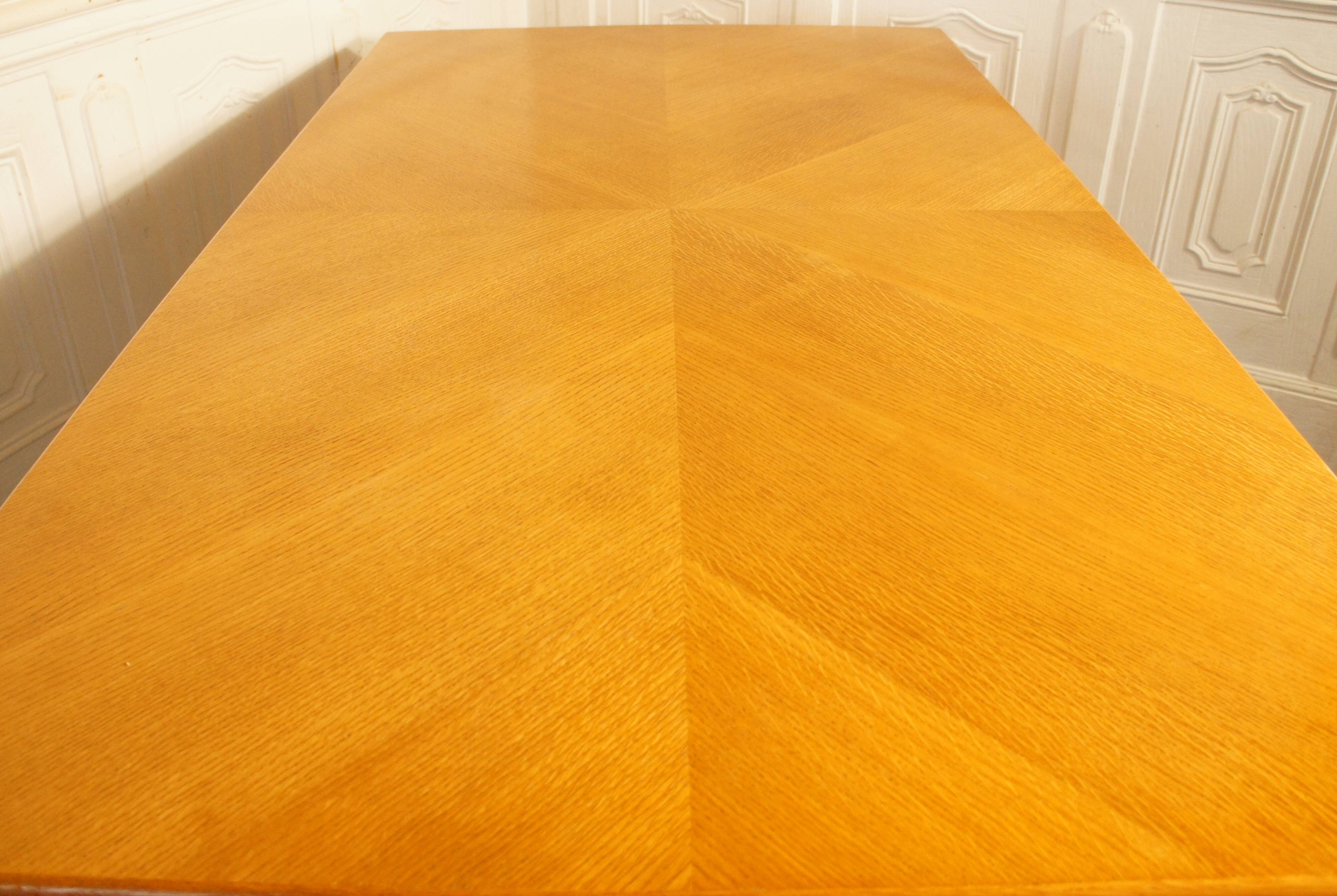 Dining table reconstruction compass feet with extension cords