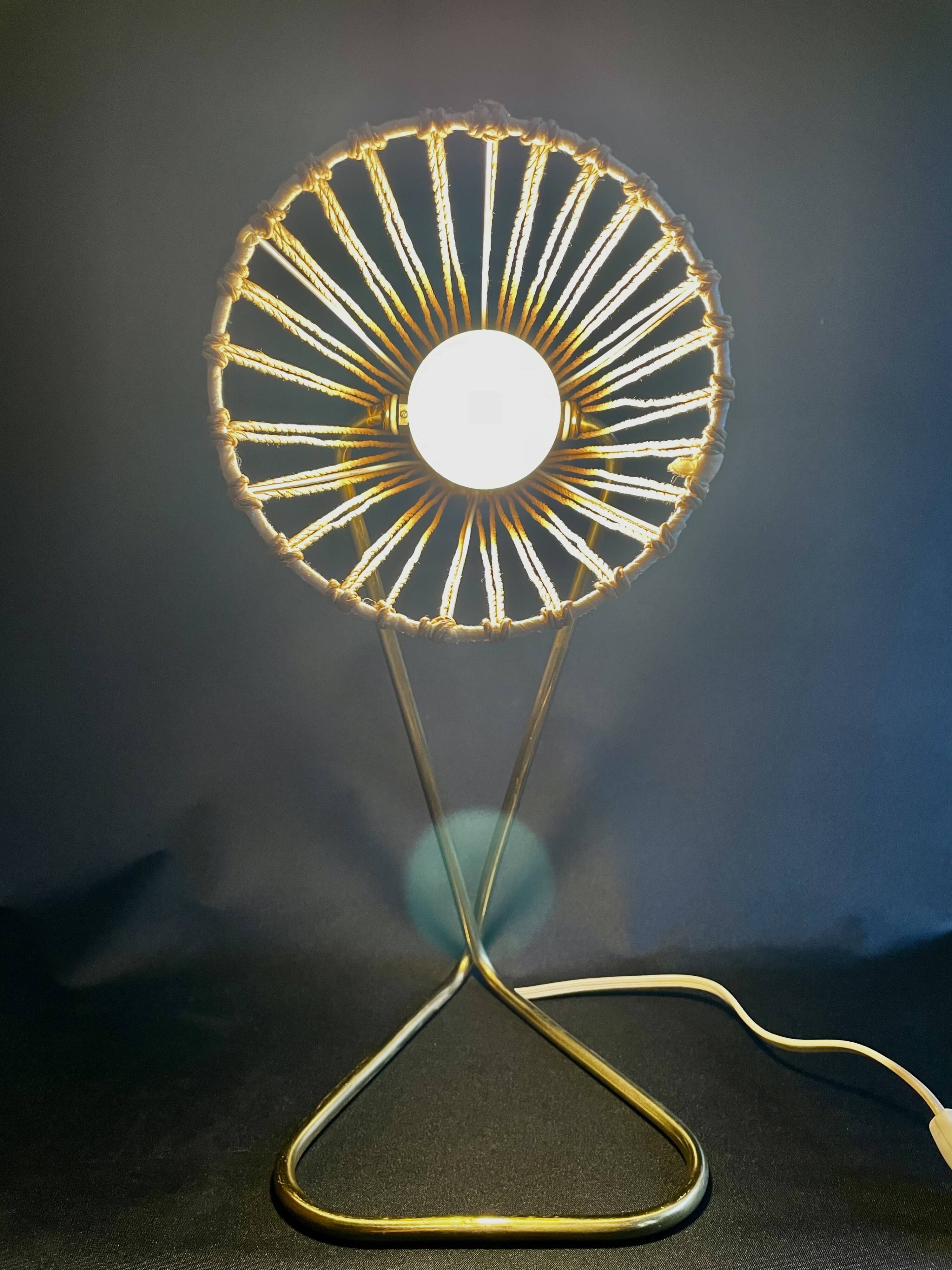 Table lamp by Rupert Nikoll, Vienna, 1960.