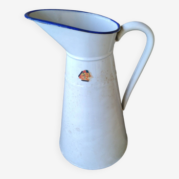 Enameled pitcher