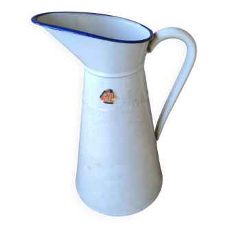 Enameled pitcher