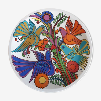 Assiette à dessert ancienne diamètre 20,5cm X1 modèle "Acapulco" de Villeroy et Boch