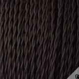 Lamp from the early 1900s, fabric cable, cotton shade.