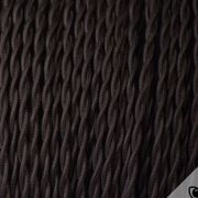 Lamp from the early 1900s, fabric cable, cotton shade.
