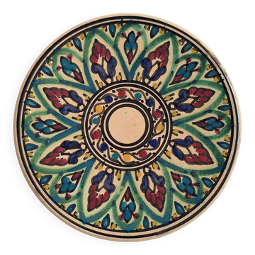 Hand-painted artisanal plate
