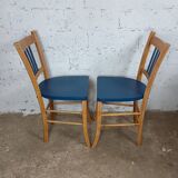 Two refurbished bistro chairs