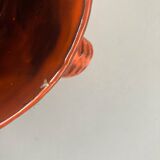 Bitossi Ceramiche orange pitcher vase by Aldo Londi Italian design