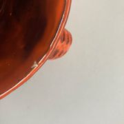 Bitossi Ceramiche orange pitcher vase by Aldo Londi Italian design