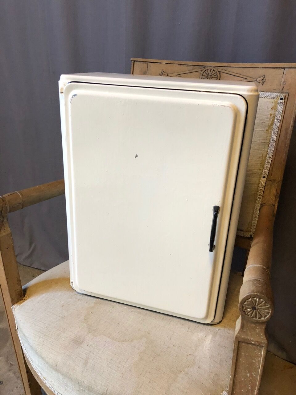 White medical cabinet