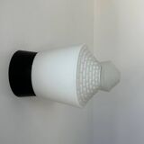 Pair of vintage opaline wall lights, Netherlands 1960s