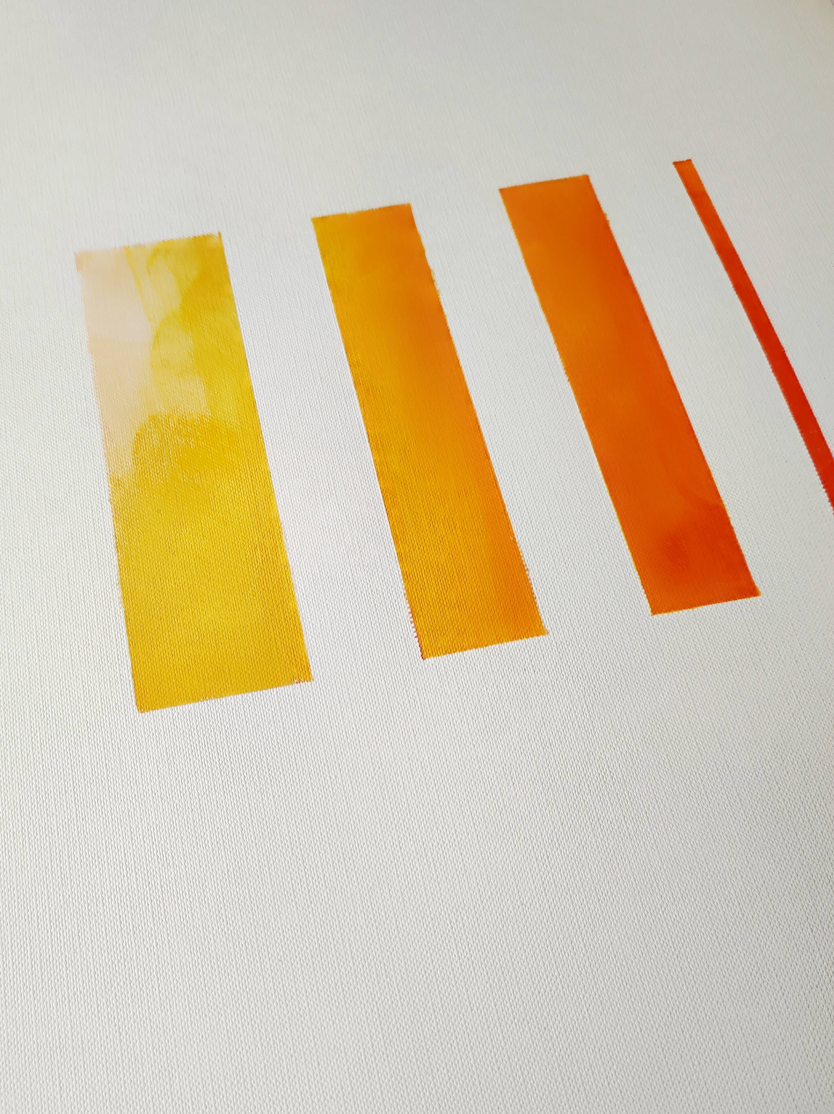 Minimalist geometric painting