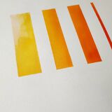 Minimalist geometric painting