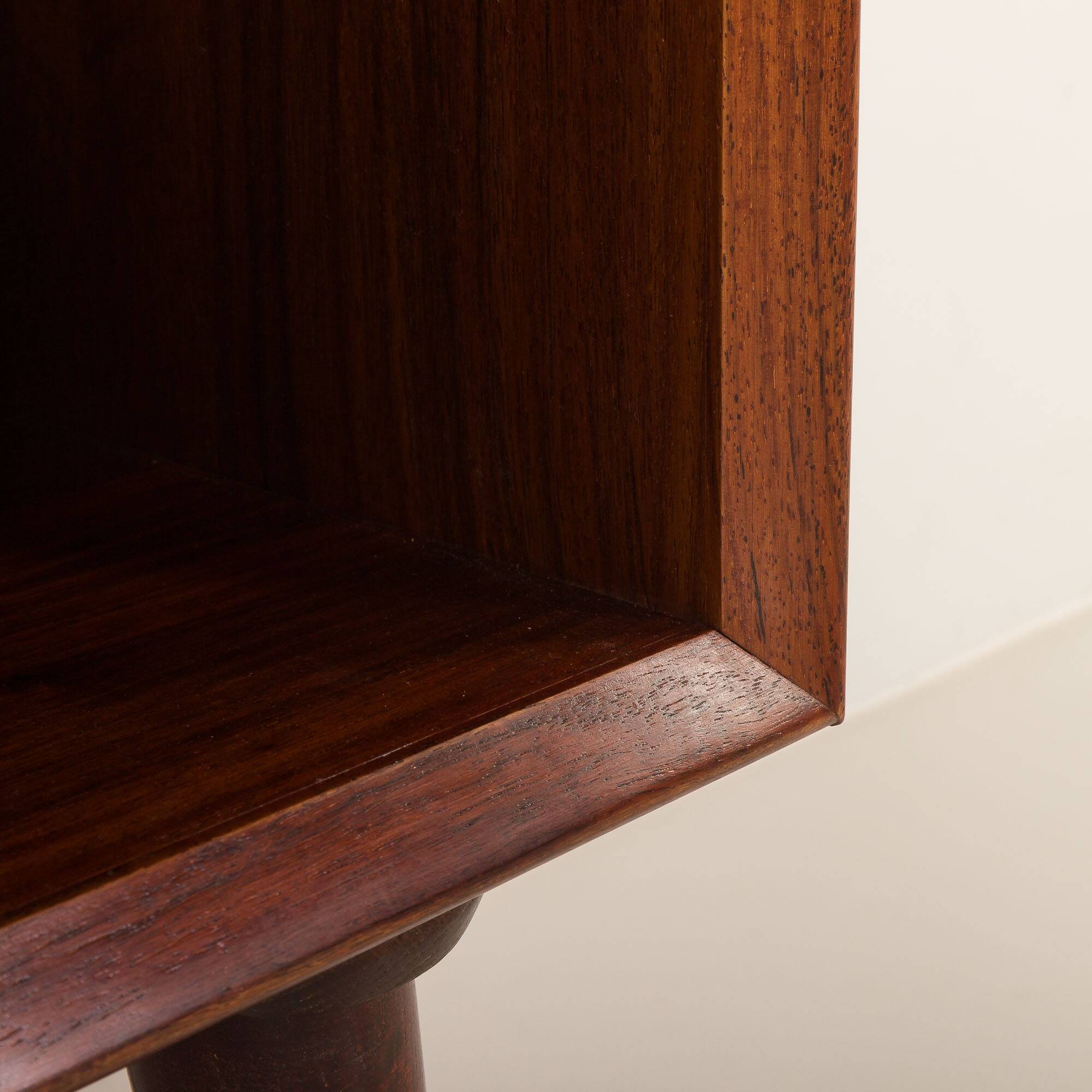 Scandinavian rosewood sideboard, vintage vinyl records cabinet, Denmark 197