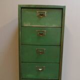 Vintage metal filing cabinet 1950's