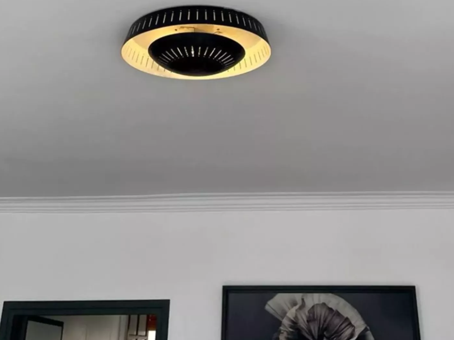 Wall lamp in metal Metalarte Spain 1960
