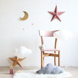Chaise bistrot vintage en bois