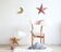 Chaise bistrot vintage en bois