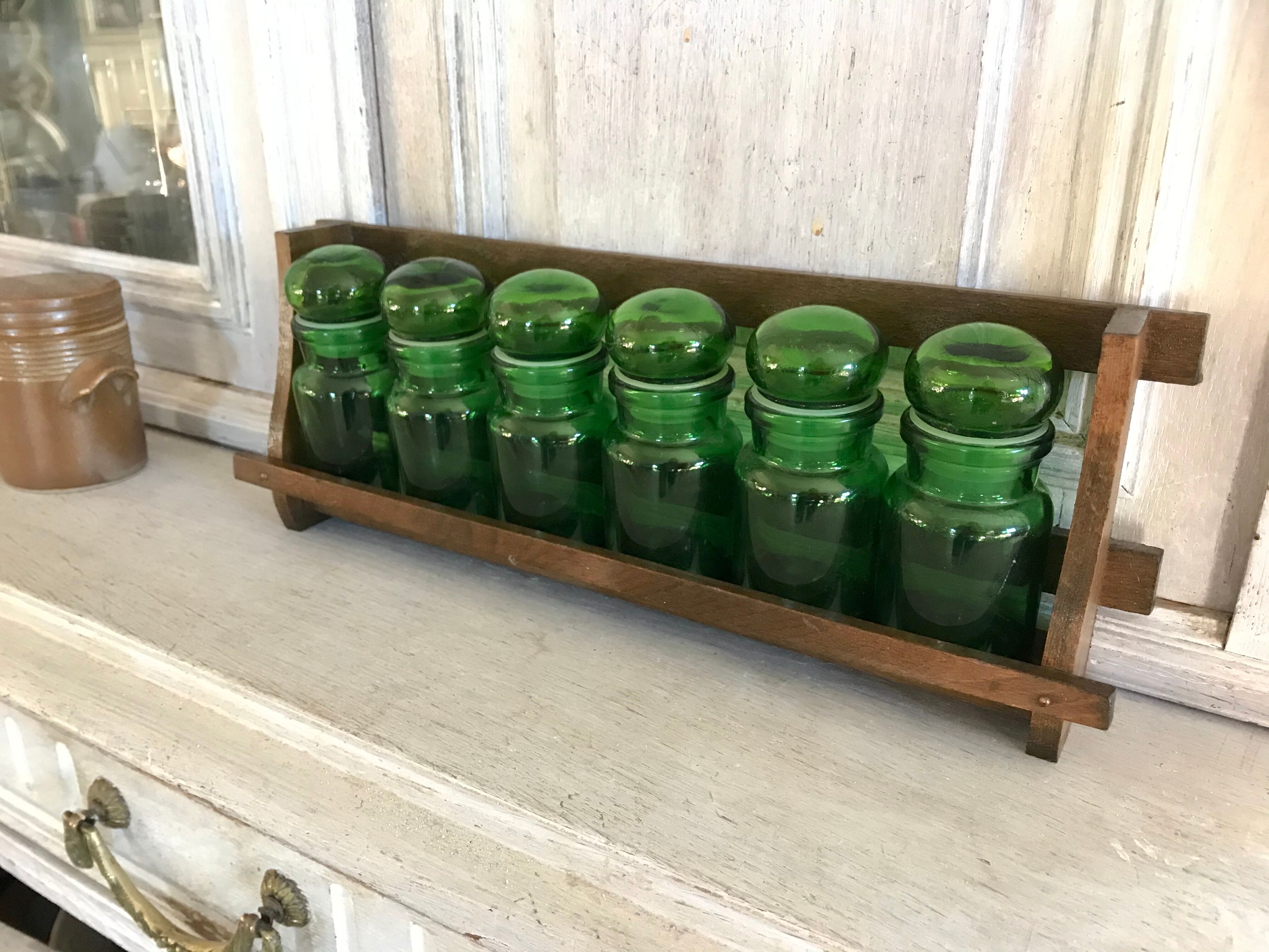 Vintage spice shelf