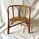 Chaise vintage pour enfant en bambou