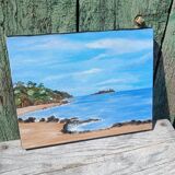 Painting on canvas Cancale