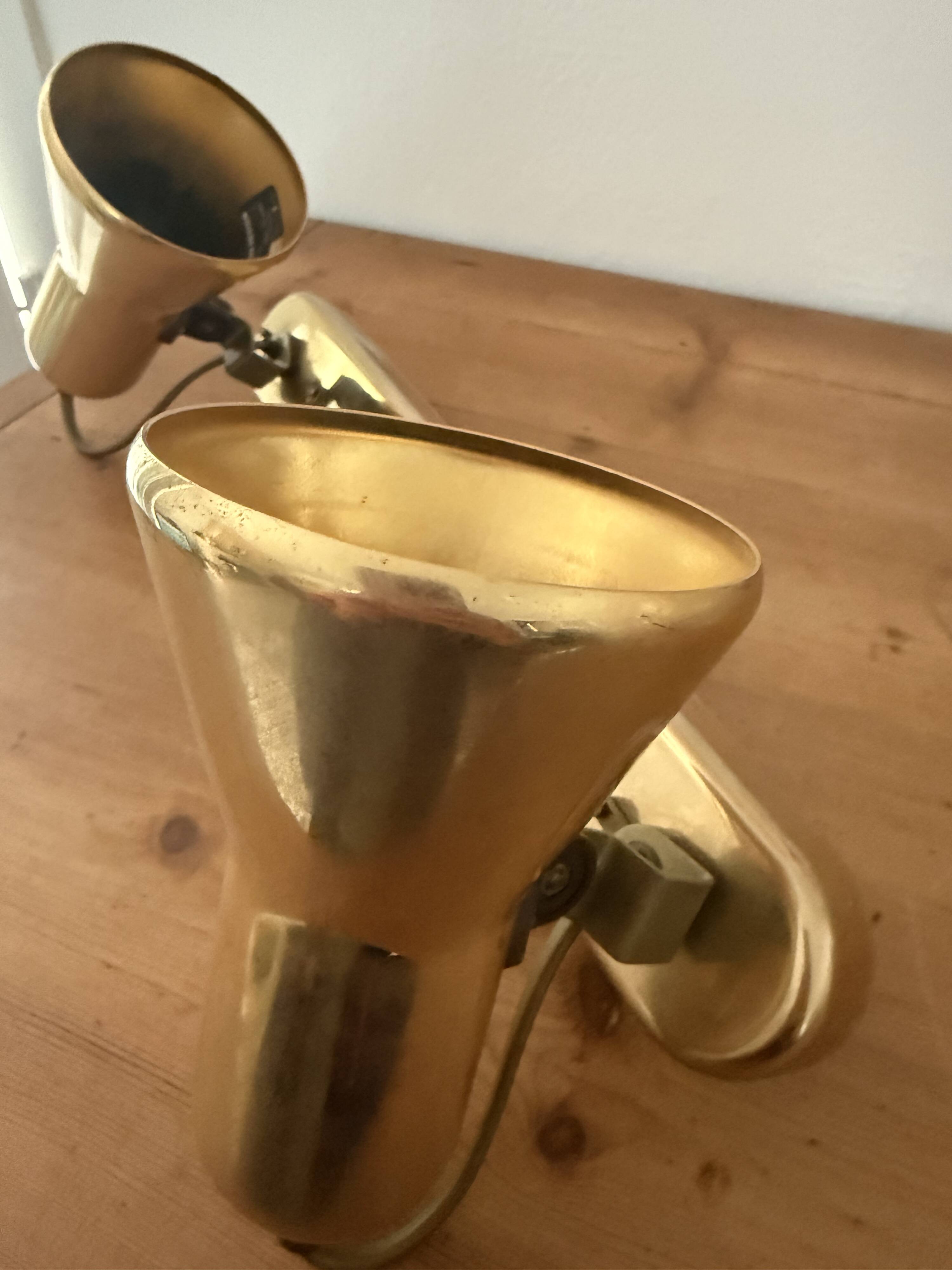 Vintage double spot wall light