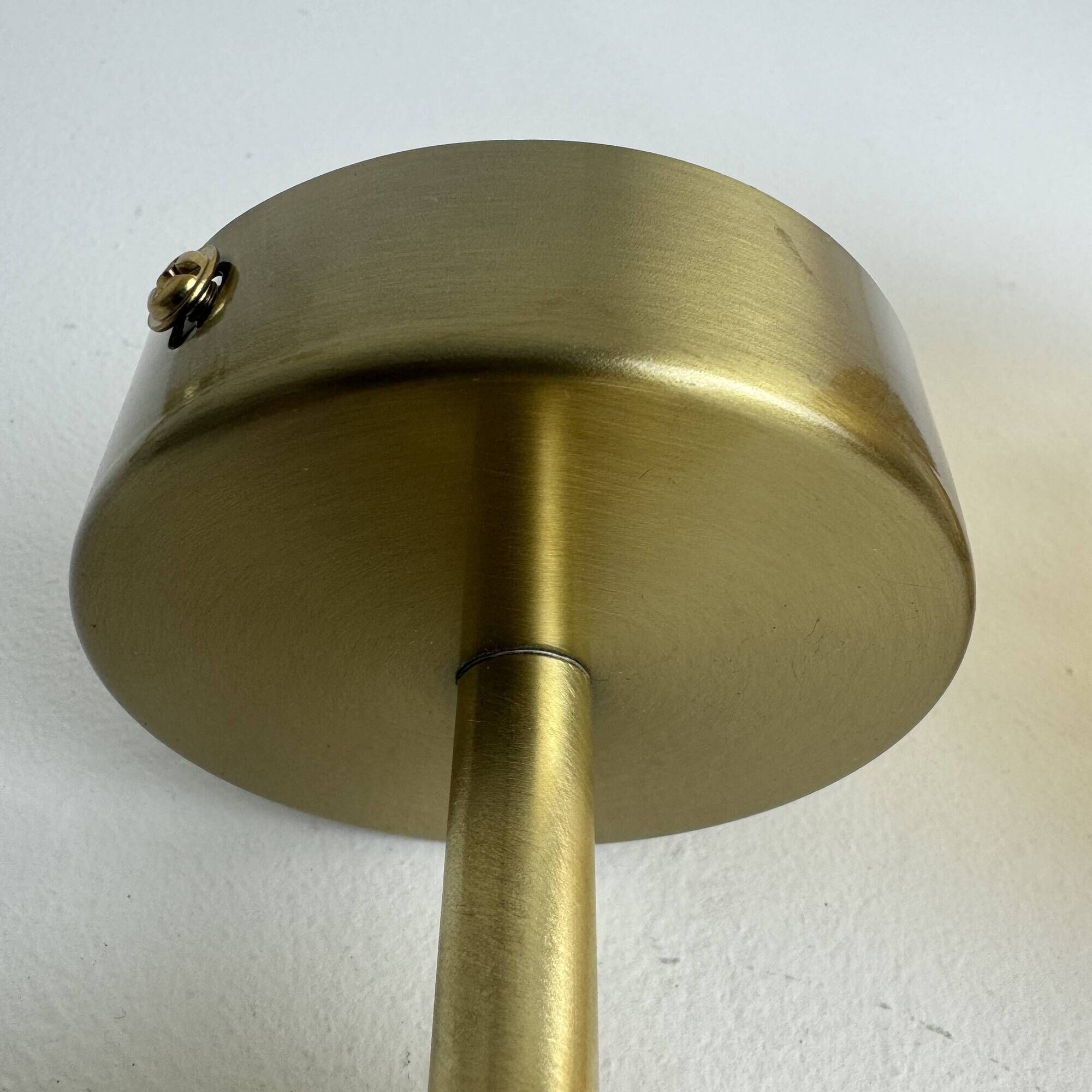 PAIR OF VINTAGE AMBER GLASS WALL LIGHTS
