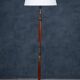 Mid-Century Floor Lamp in Teak & Brass, Denmark, 1960s