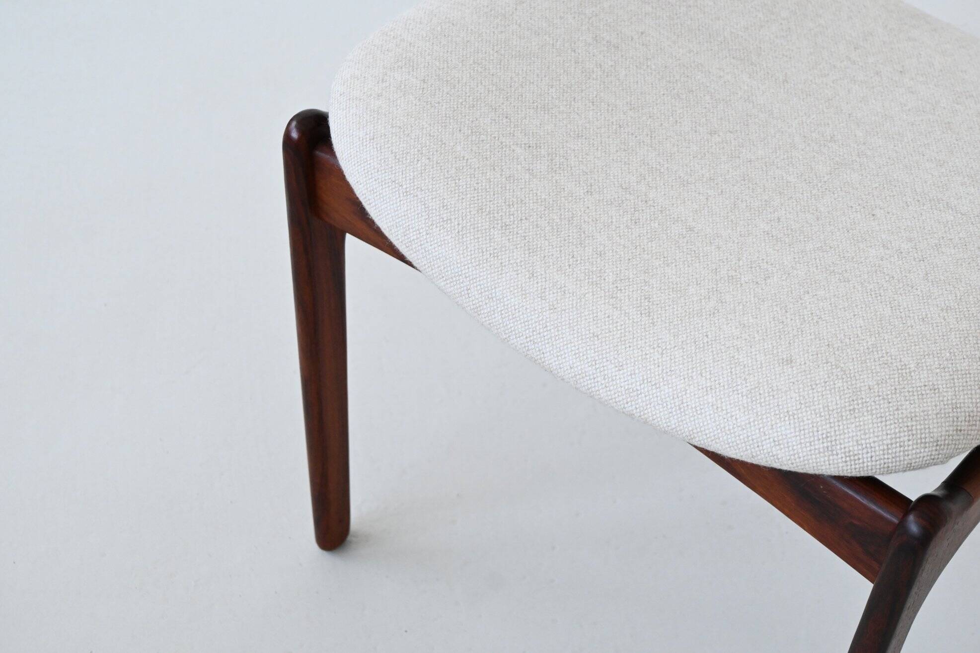 Erik Buch OD 49 set of ten dining chairs rosewood O.D. Mobler Denmark 1960