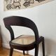 Chaise gondole cannage Baumann