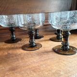 Blown bubble glasses