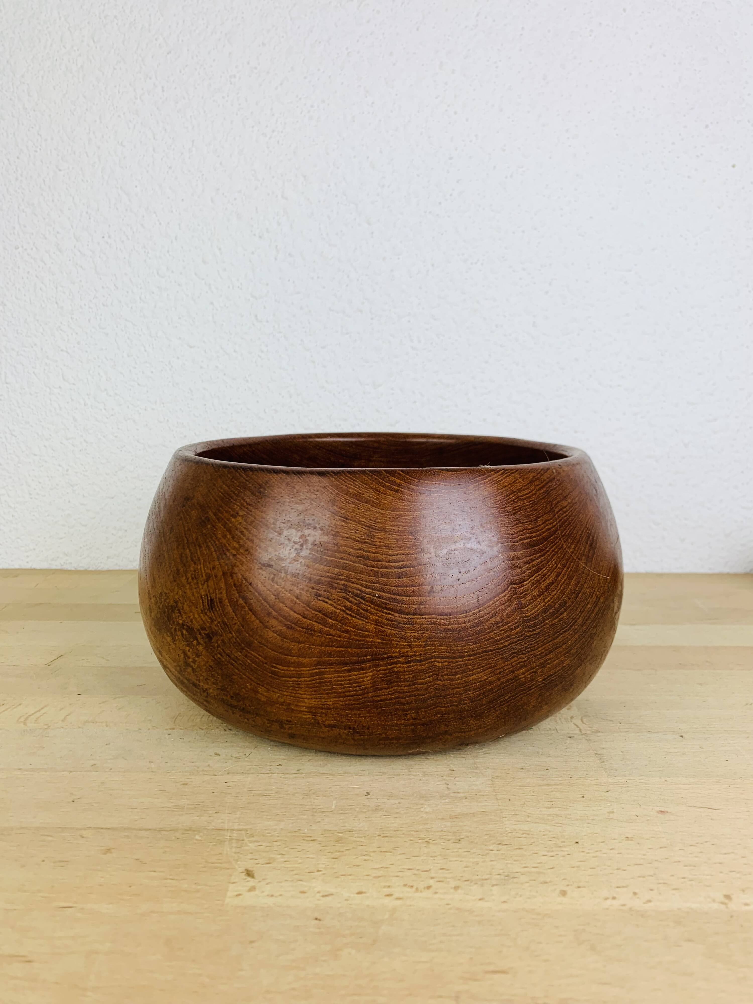 Danish teak fruit bowl, 1960s, Scandinavian
