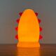 Postmodern glass table lamp from Trait D'Union, 1980s.