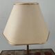 Vintage lucite and brass lamp from the 70s
