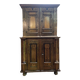 Buffet deux corps allemand en bois sculpté