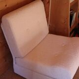 Cosy sherpa boucle armchair