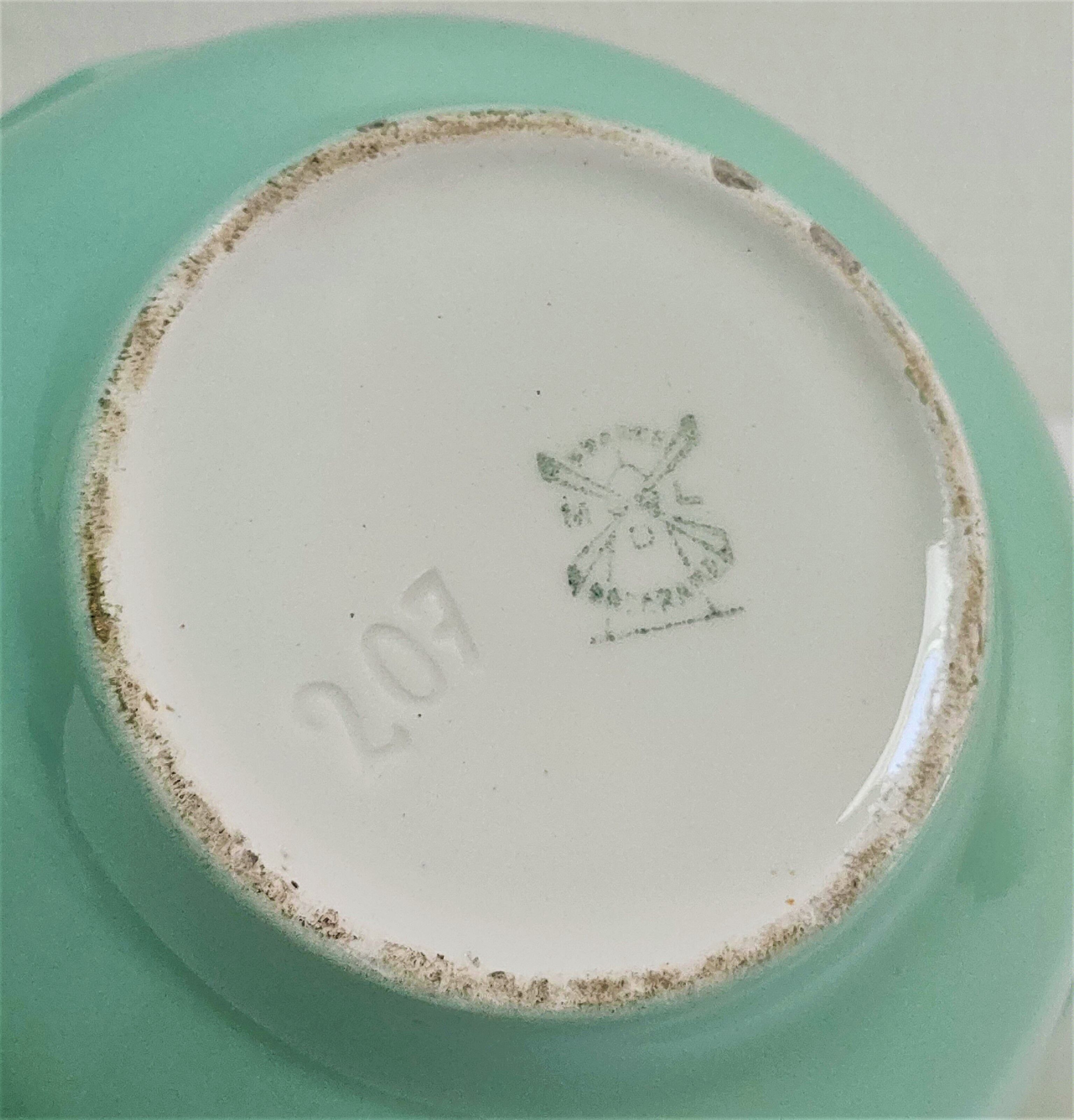 Vase boule art déco céramique émaillée moulin des loups