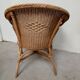 Pair of rattan armchairs