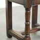 Chaise antique lorraine du XVIIIe siècle en chêne