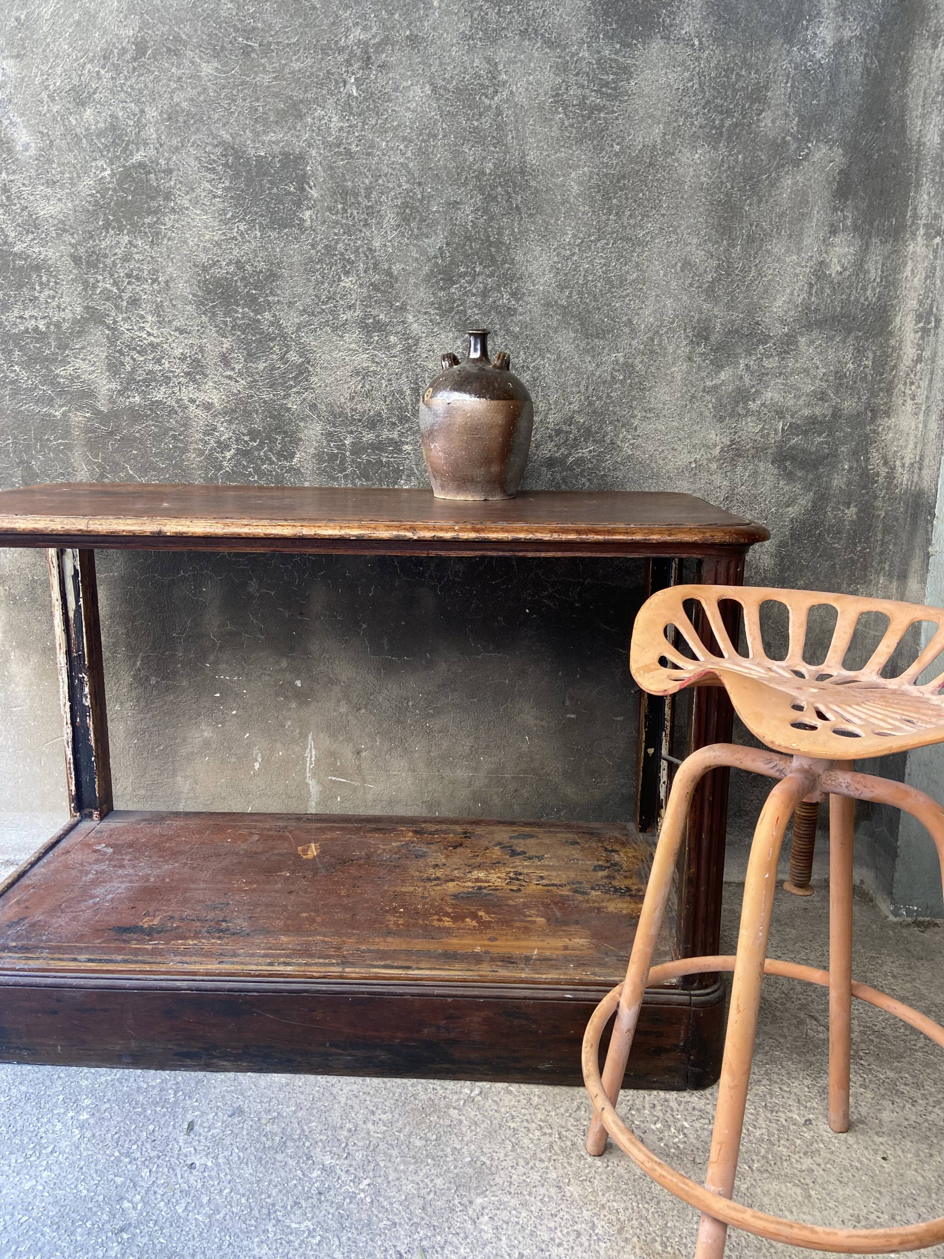 Former trading post in natural oak