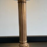 Baccarat crystal candle holder and copper