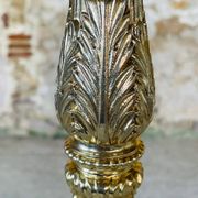 Lampadaire laiton vintage, tripode circa 1960s