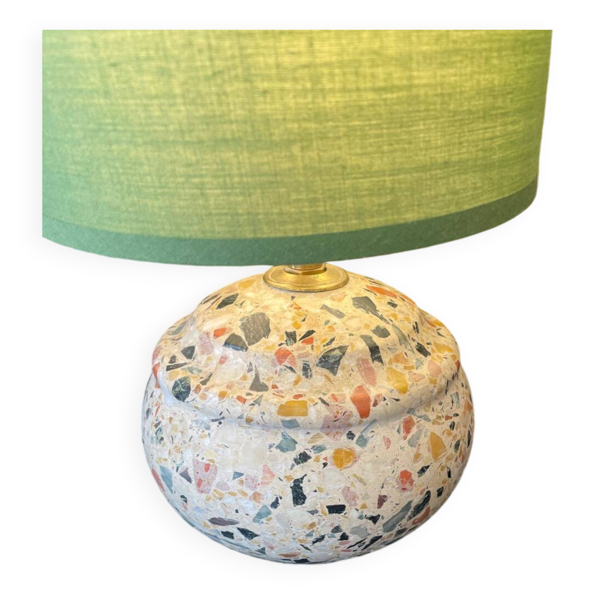 Vintage terrazzo table lamp