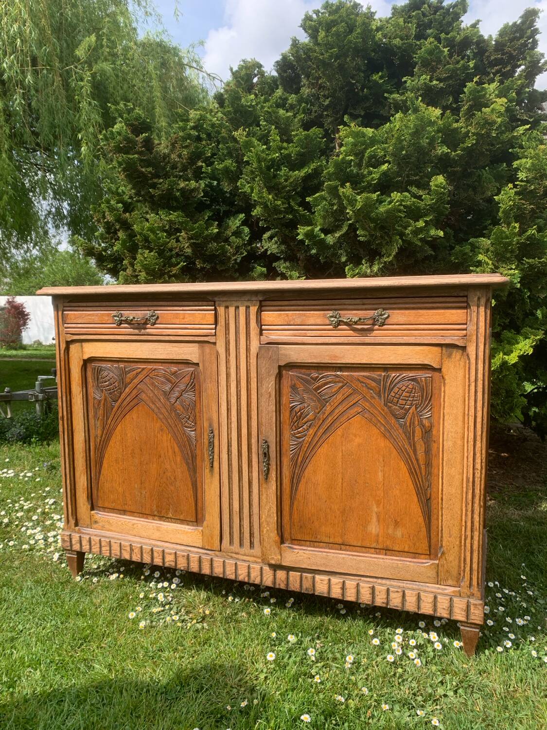 Art Deco Oak Sideboard