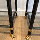 Pair of metal shelves by Guy Lefèvre for Maison Jansen 70s