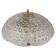 Crystal and brass ceiling light by Carl Fagerlund for Orrefors, 1960s.
