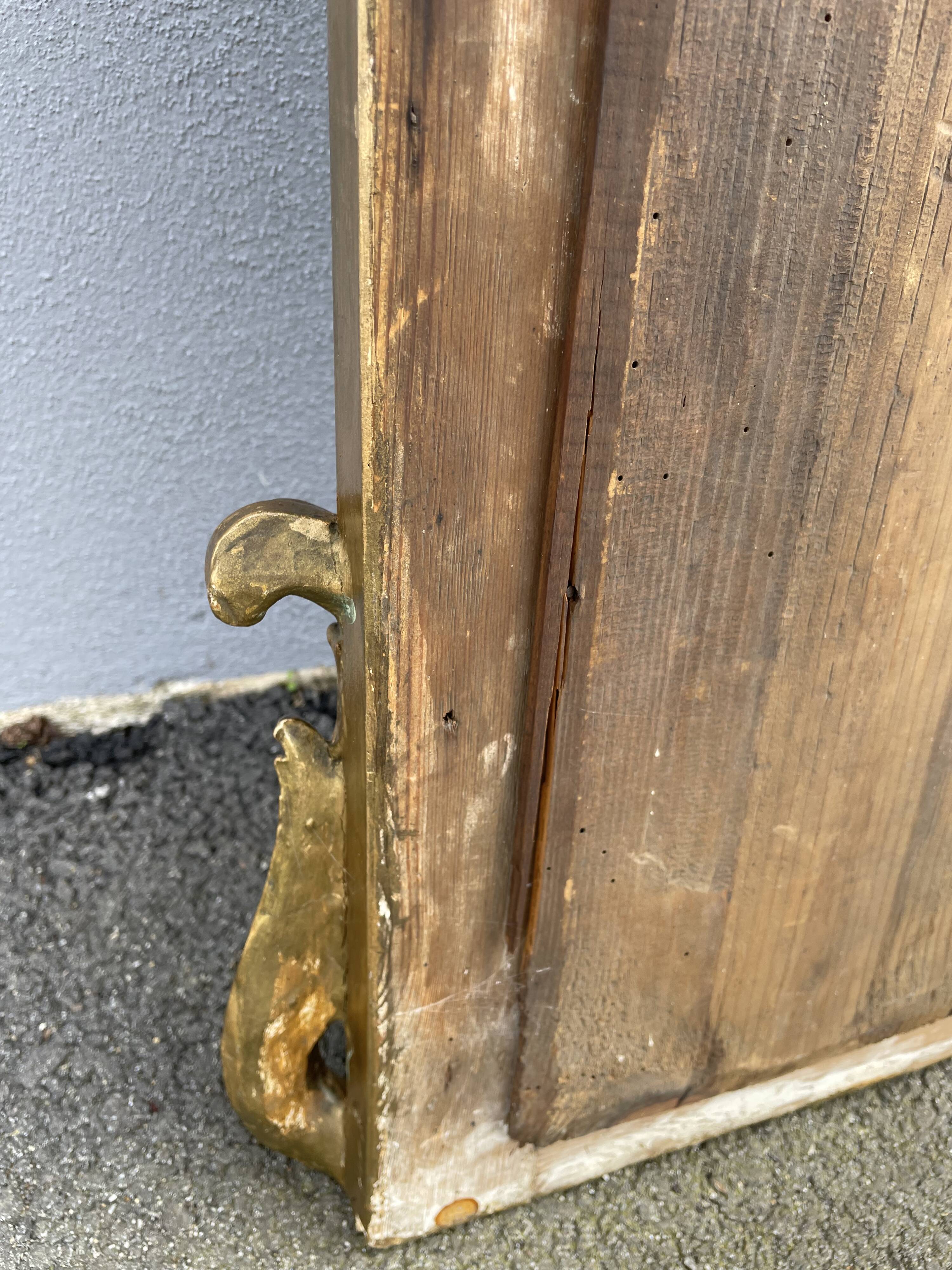 Miroir Napoléon III fronton oiseaux 112 x 67