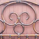 Vintage 60s bamboo rattan headboard
