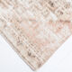 Distressed wool vintage runner rug 312x76cm